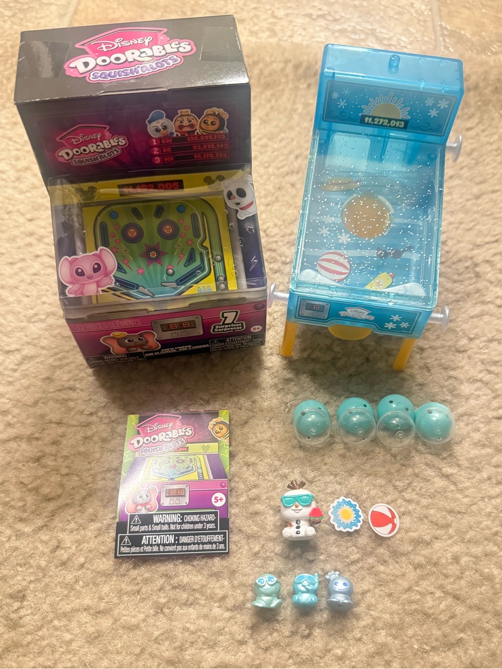 Disney Doorables Squish-A-Lots Pinball Machine - Olaf (Brand New)